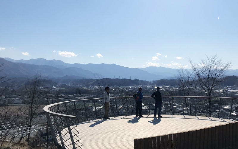 埼玉県横瀬町 コース調査のようす