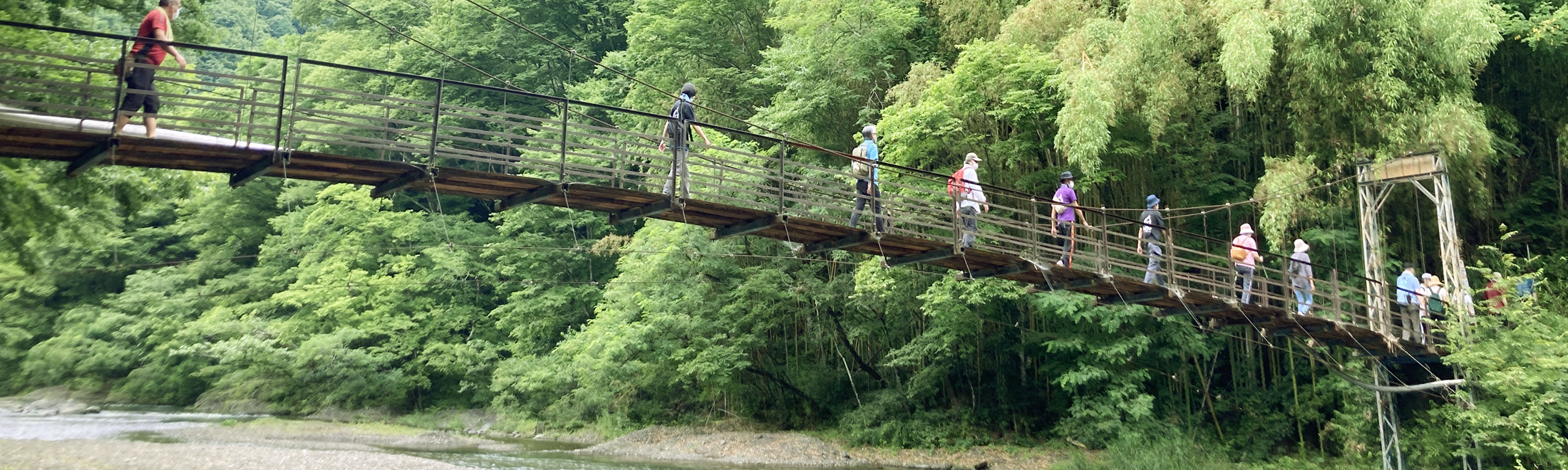 群馬県上野村 体験会の様子
